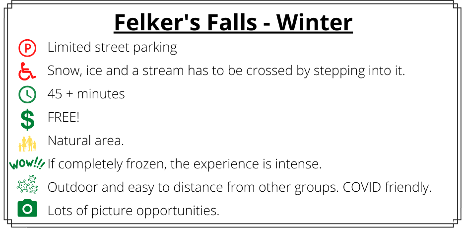 Felker's Falls – Winter Waterfalls